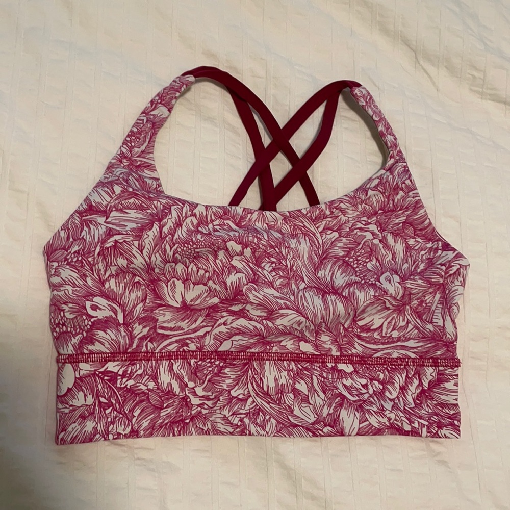 Lululemon size 6 energy bra long line